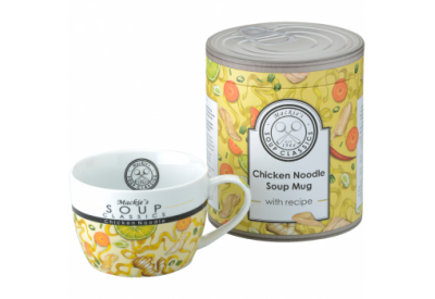 Mackie's Soup Classics Chicken Noodle Soup Mug Gift Set with Recipe